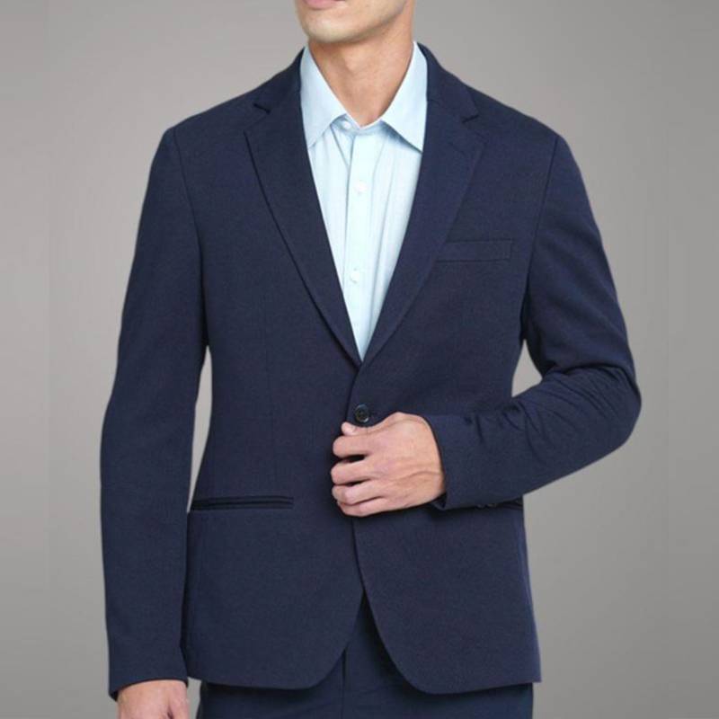 Jack & Jones Daniel Knit Blazer - Navy  Blue