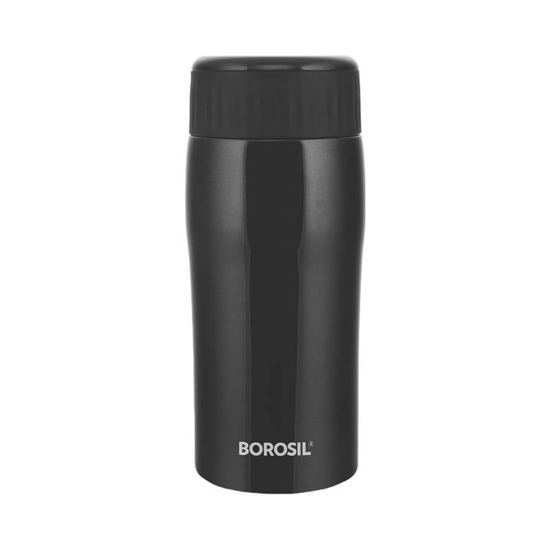 Borosil Cosmic 320 ml Insulated Water Bottle | Leakproof Stainless Steel Travel Bottle