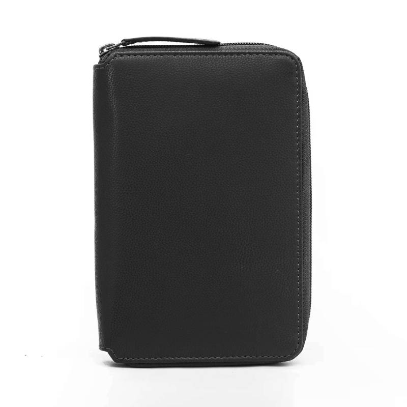 Oblique Trotter Passport Pouch - Black