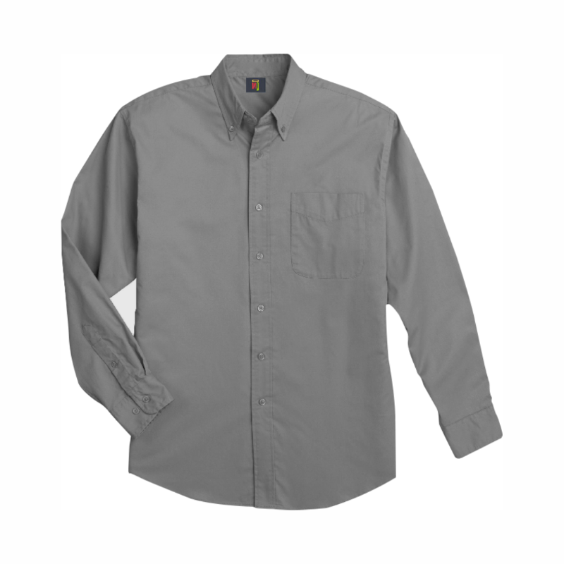 OMG Men's Casual Full Sleeve Formal Shirt - Grey