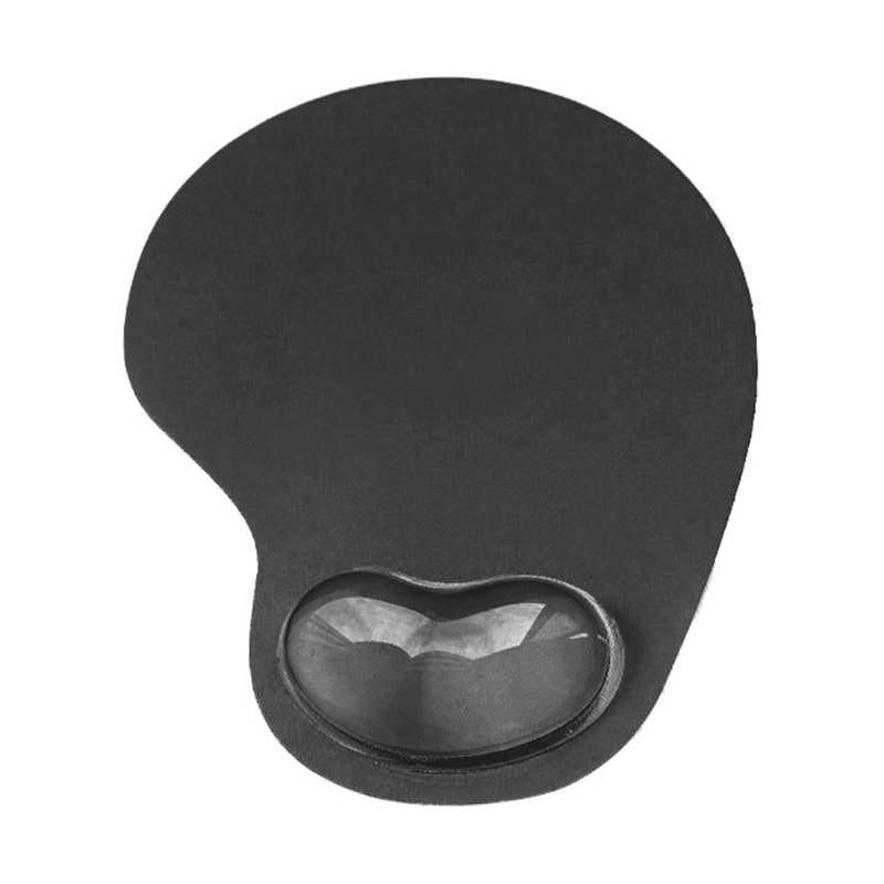 Wrist Rest Comfort Gel Mouse Pad - Black