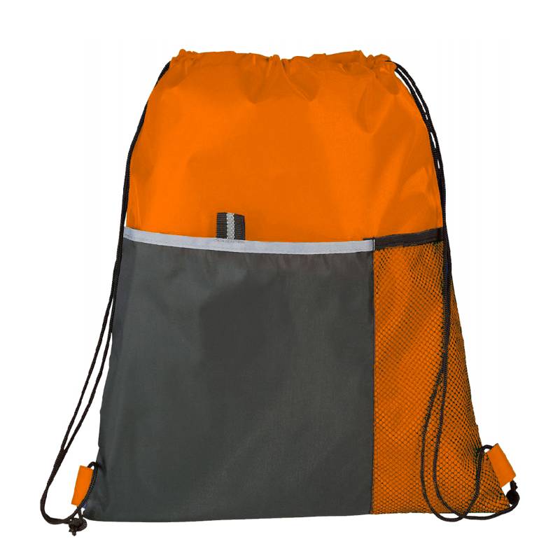 travelXOXO Free Throw Drawstring Bag-Orange