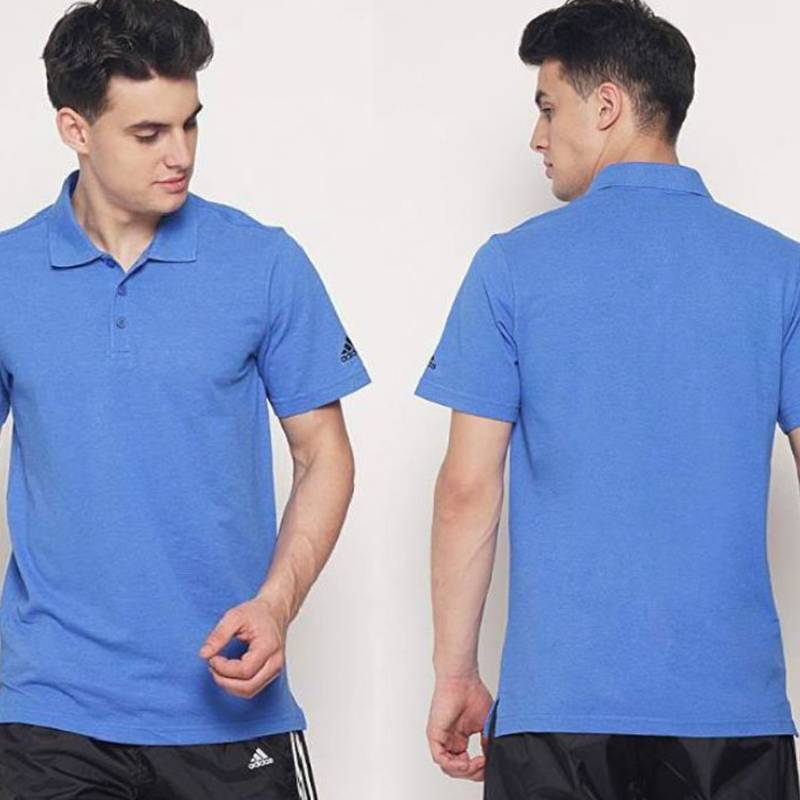Adidas Poly Cotton T-Shirt - FI0559 -Blue