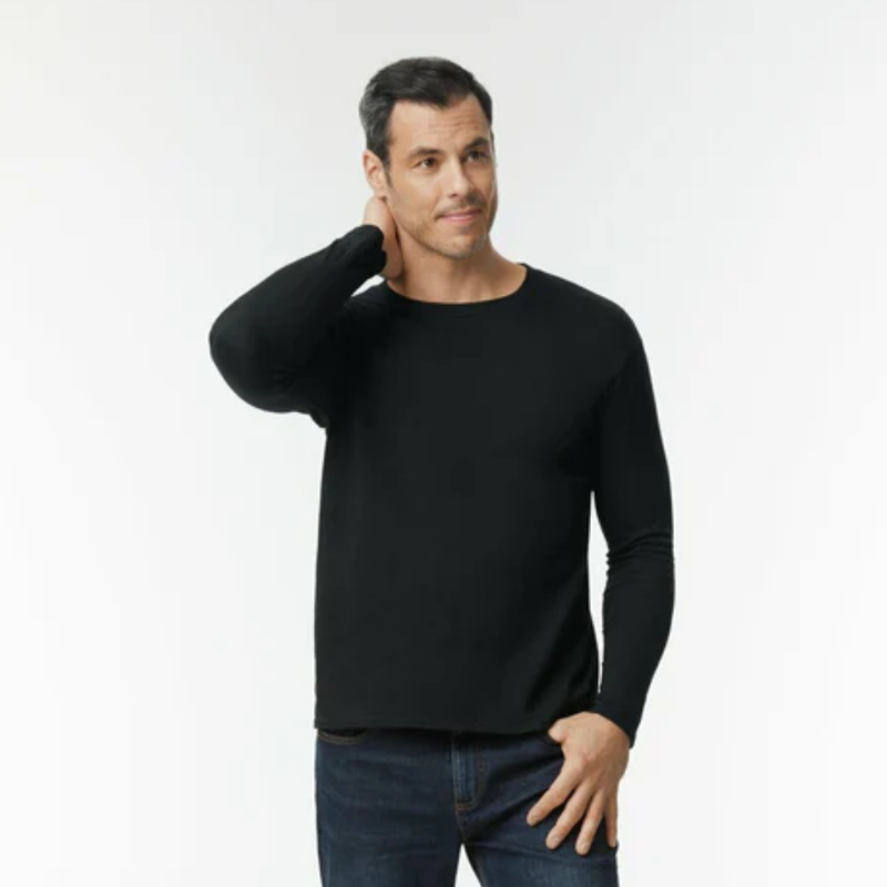 GILDAN Softstyle Midweight Adult Long Sleeve T-Shirt