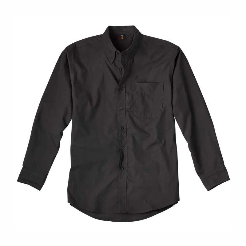 OMG Men's Casual Full Sleeve Formal Shirt - Black