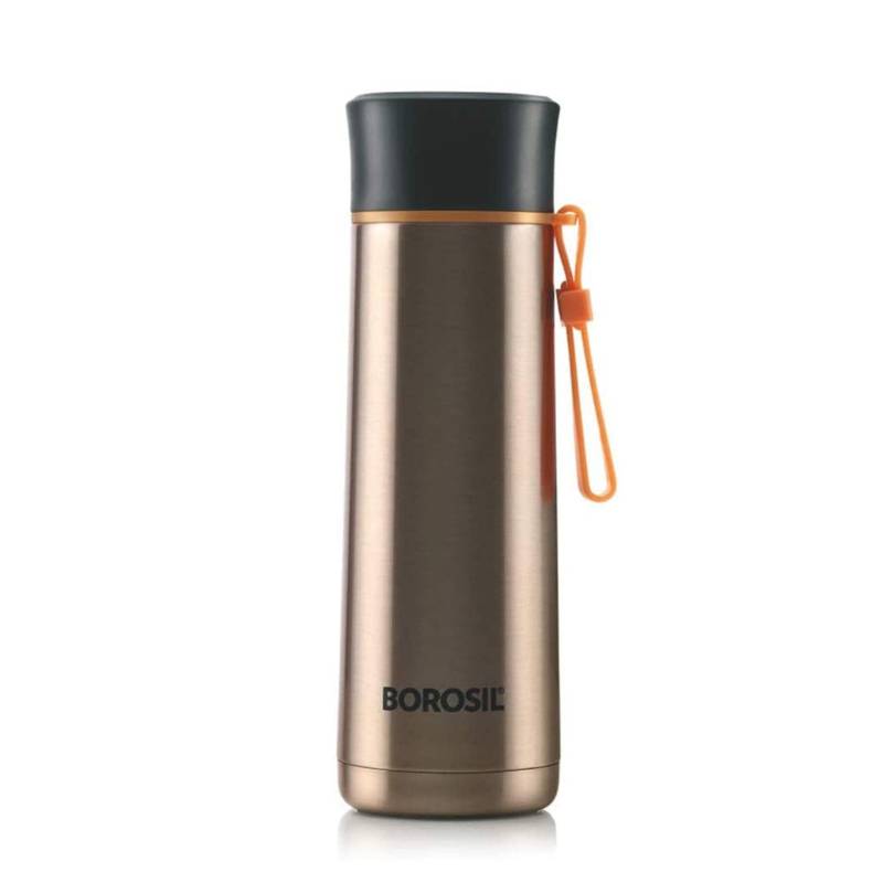 Borosil Hydra Sprint 400 ml Stainless Steel Water Bottle