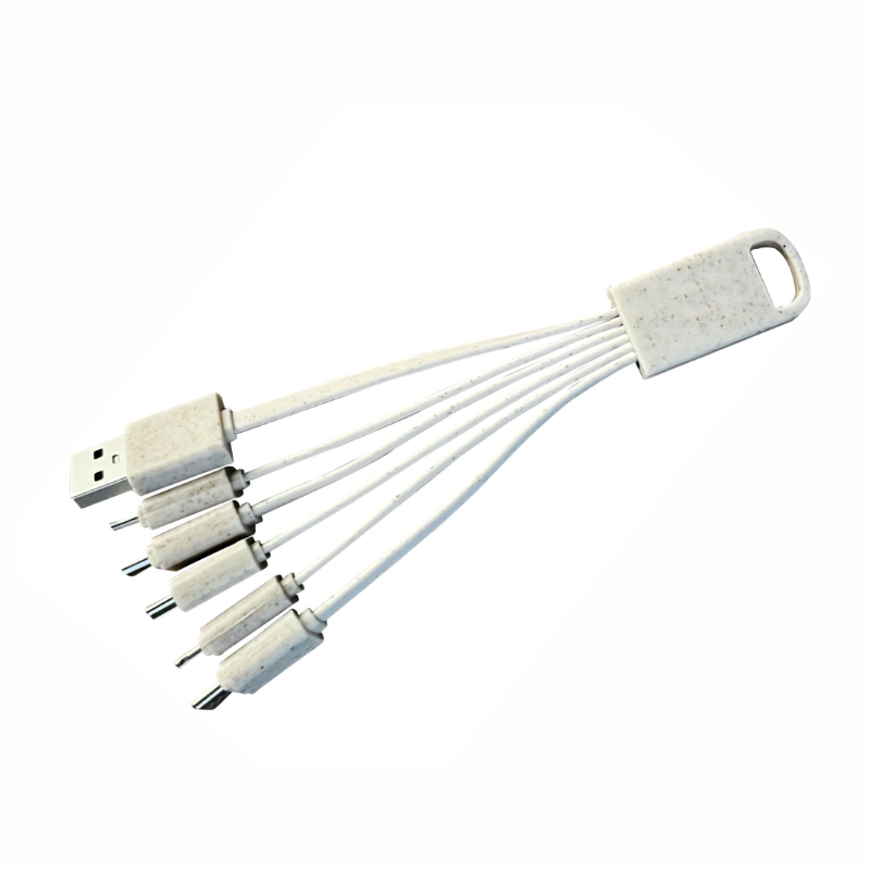Universal 5 IN 1 Multi USB Connector - Wheat