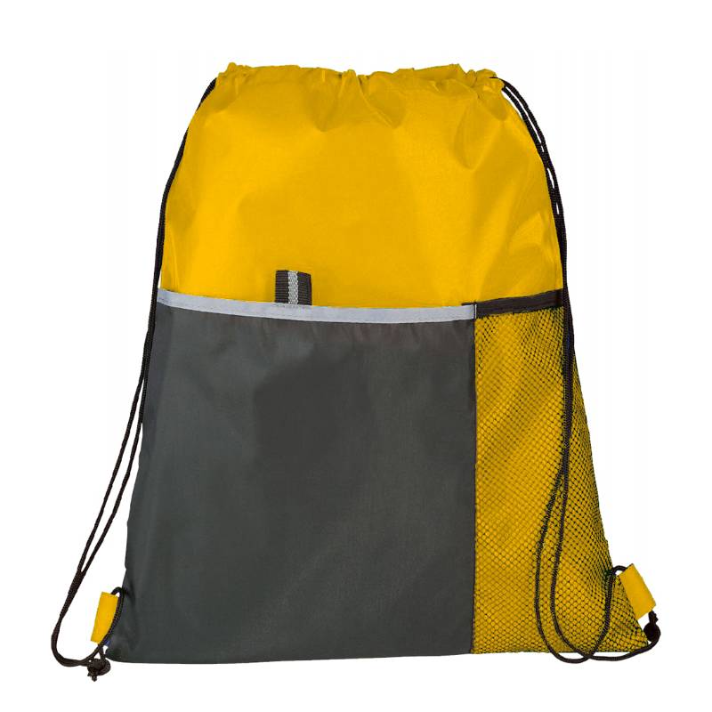 travelXOXO Free Throw Drawstring Bag-Yellow