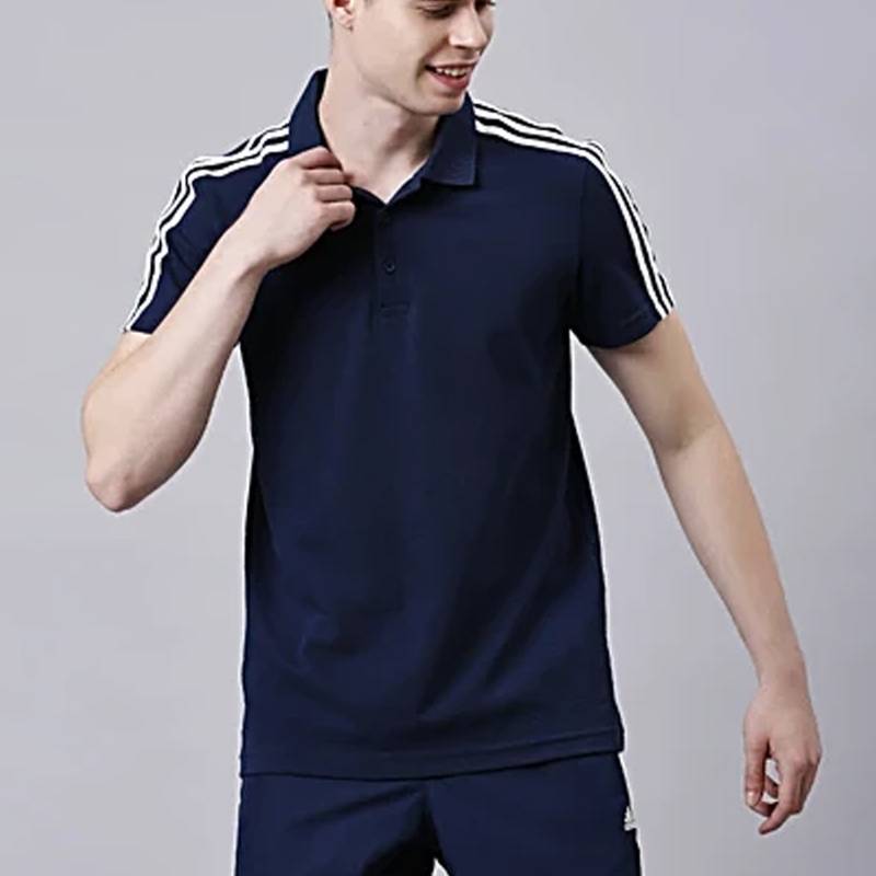 Adidas Poly Cotton Polo T-Shirt - JI9651 - CONavy