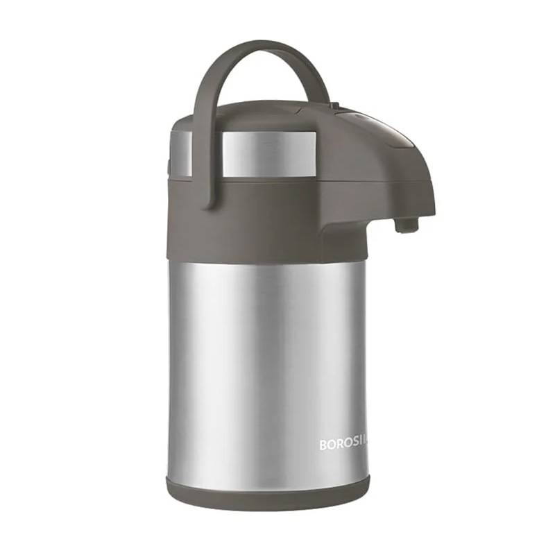 Borosil Hydra Airpot 3 L Stainless Steel Vacuum Thermos Flask
