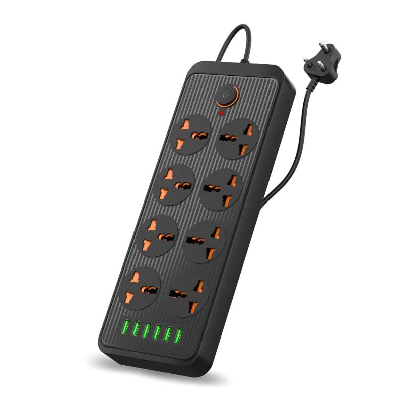 Portronics Power Plate 7 with 6 USB Port + 8 Power Socket