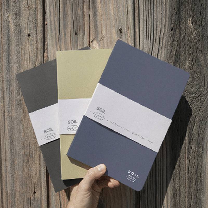 SOIL Olive Kraft Set of 3 Notebook