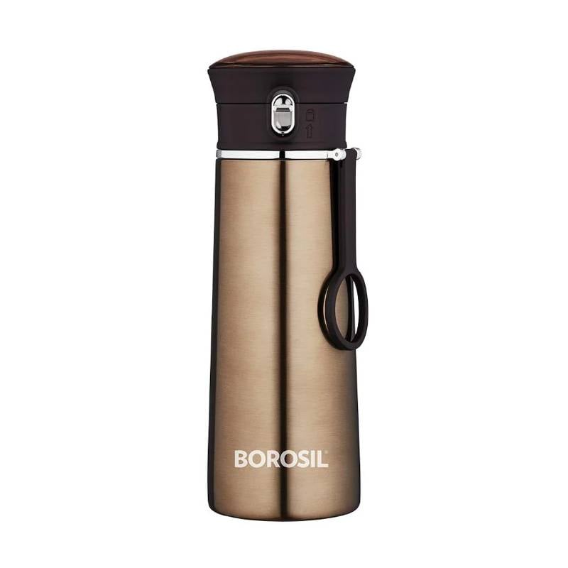 Borosil Travelease 420 ml Stainless Steel Water Bottle