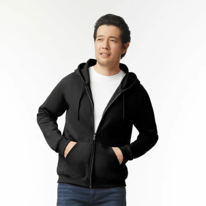 GILDAN Heavy Blend Adult Hooded Sweatshirt - Black