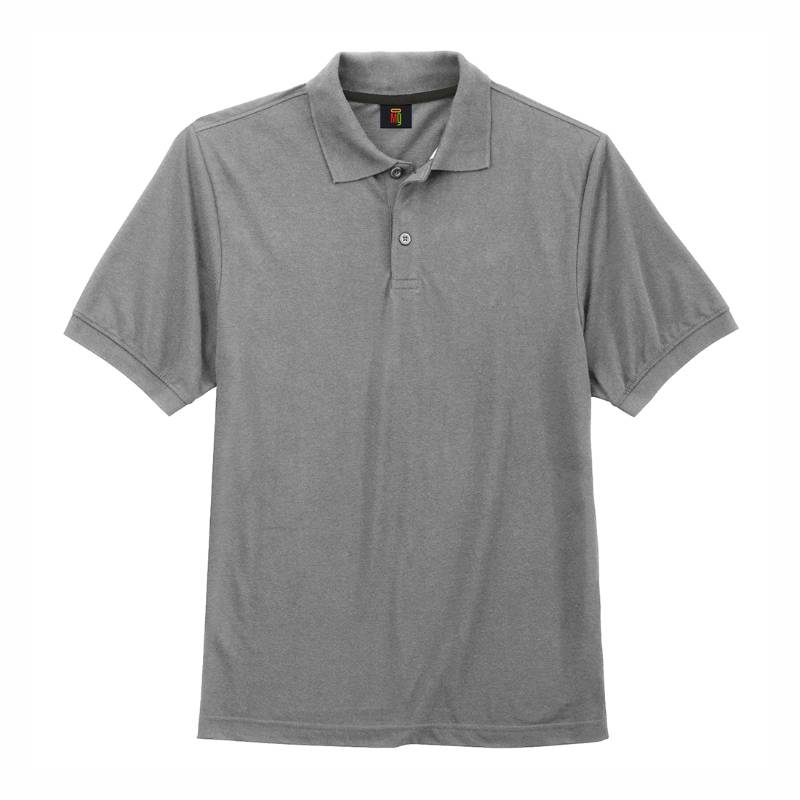 ET-TU Unisex Technical Peformance Polo T-Shirt - Grey