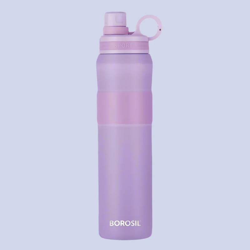 Borosil Hydra Thirst Burst Lavendar Water Bottle