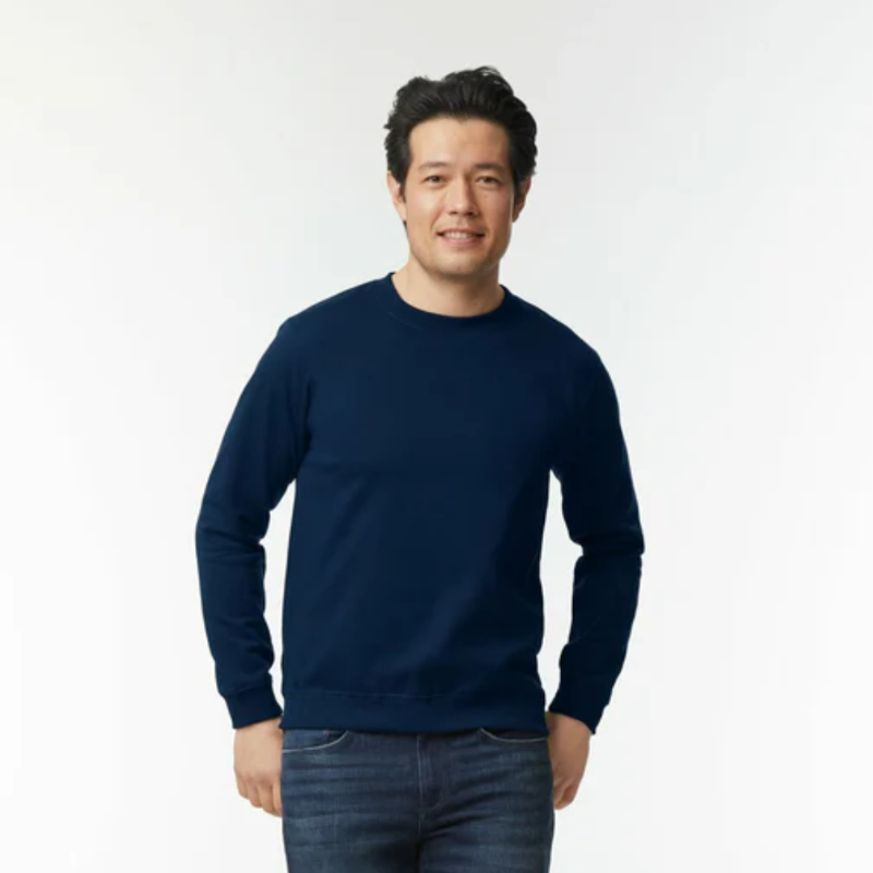 GILDAN Heavy Blend Adult Crewneck Sweatshirt - Navy Blue