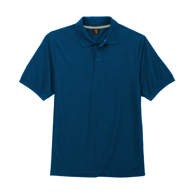 ET-TU Unisex Technical Performance Polo T-Shirt - Rama Blue