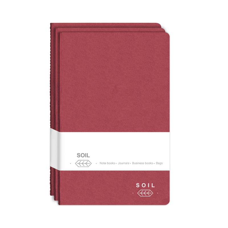 SOIL Olive Aurum Notebook - Set of 3