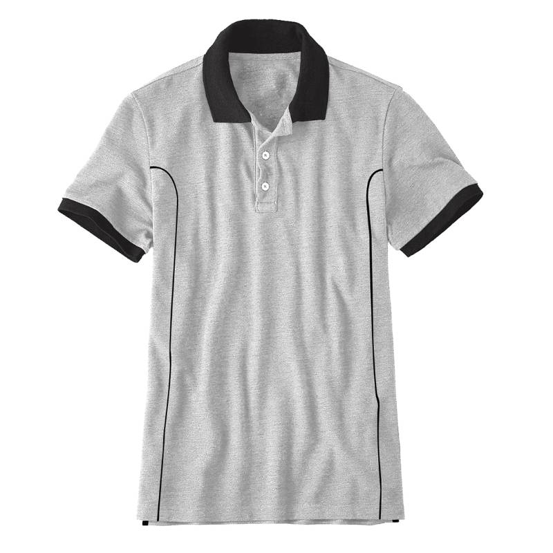 OMG Endurance Unisex Polo T-Shirt I - Grey With Black