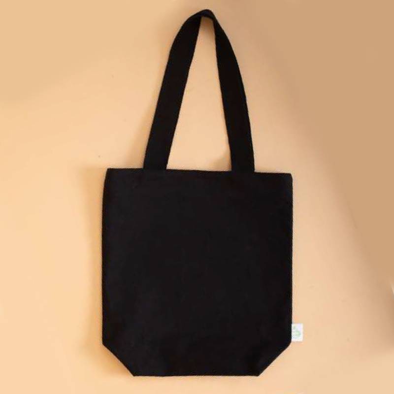 Oblique Ebony Tote Bag - Black