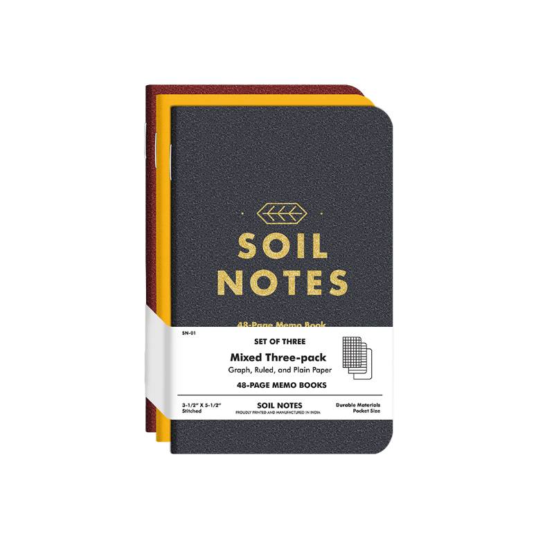 SOIL Willlow Notebook - Set Of 3