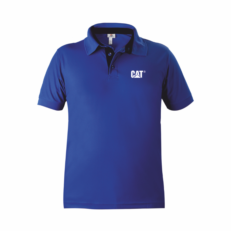 OMG Dryfit Men's Spanish Polo T-Shirt - Royal Blue