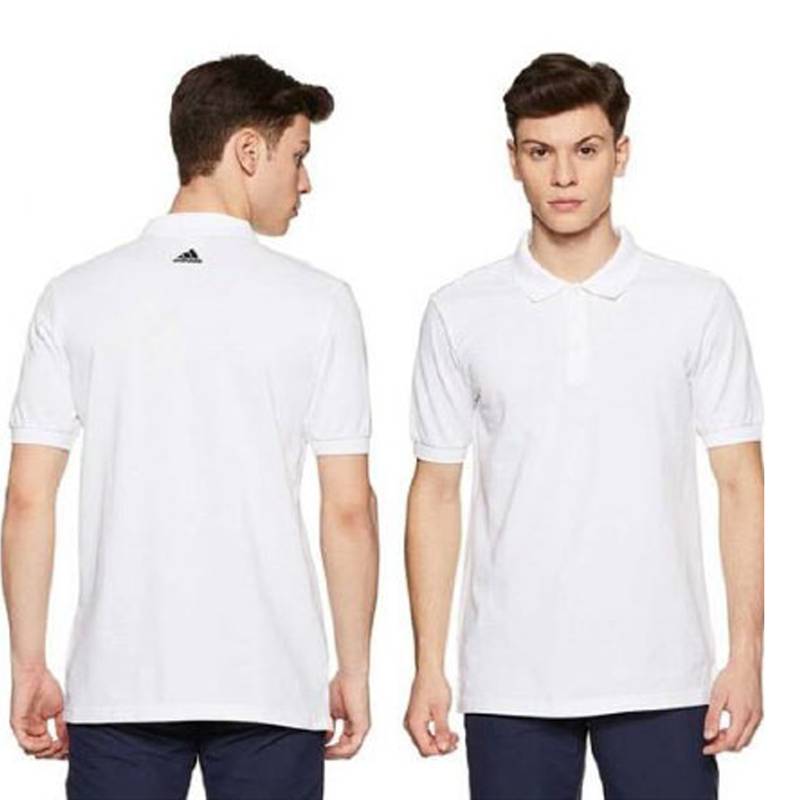 Adidas Poly Cotton Polo T-Shirt  BS0674 - White