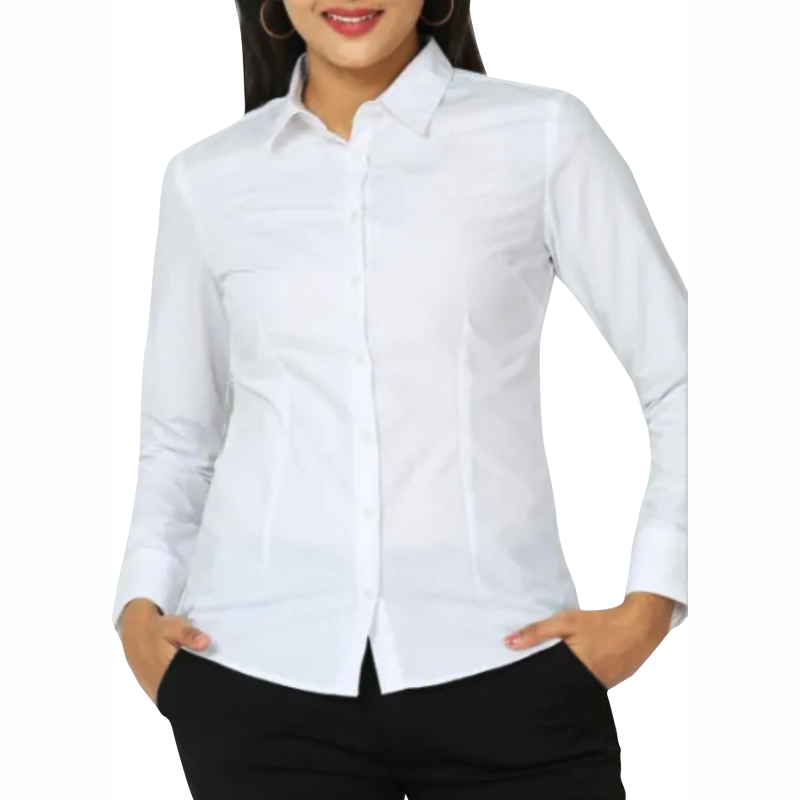 Van Heusen Women's Formal Shirt - White