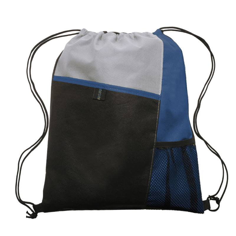 travelXOXO Endurance Plus Drawstring Bag-Navy Blue