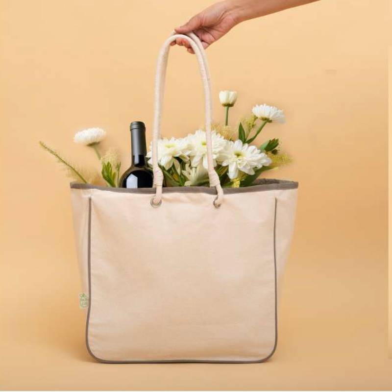 Oblique Brazil - Tote Bag - White