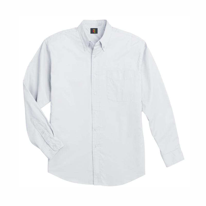 OMG Men's Casual Full Sleeve Formal Shirt - White