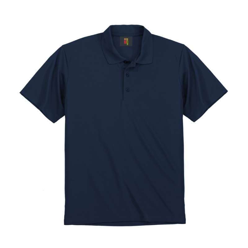 OMG Endurance Men's In & Out Polo T-Shirt - Navy Blue