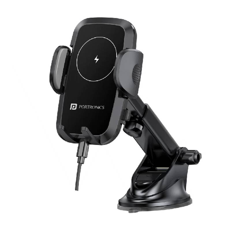 Portronics Charge Clamp 2 Mobile Holder / Wireless Charging