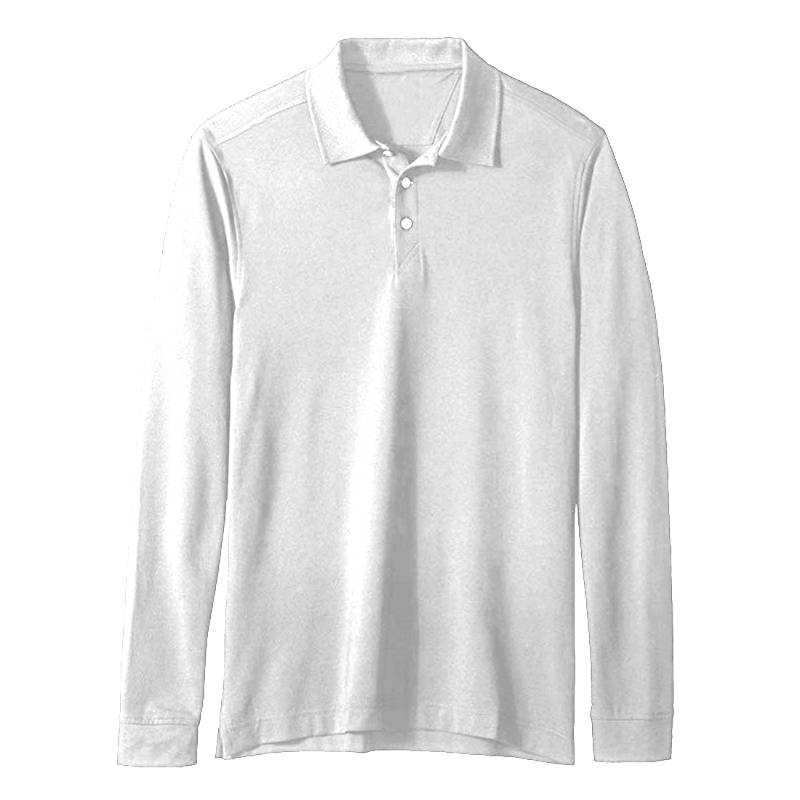 OMG Endurance Unisex Full Sleeve Polo T-Shirt - White