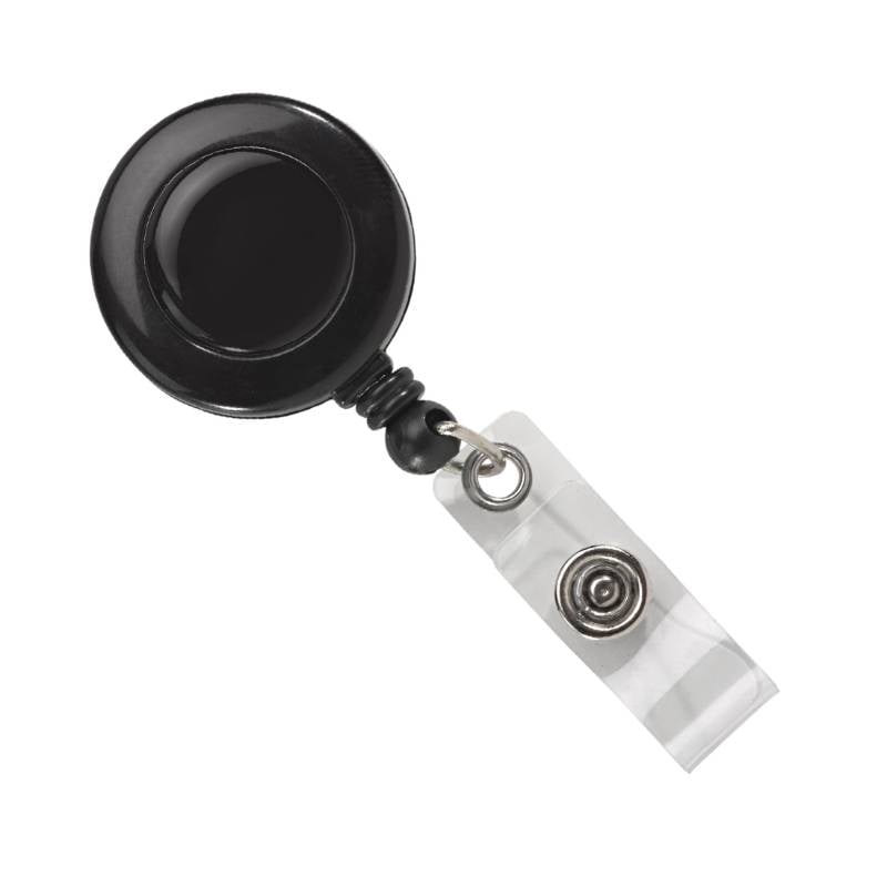 ID Card Holder Retractable Yo Yo - Black