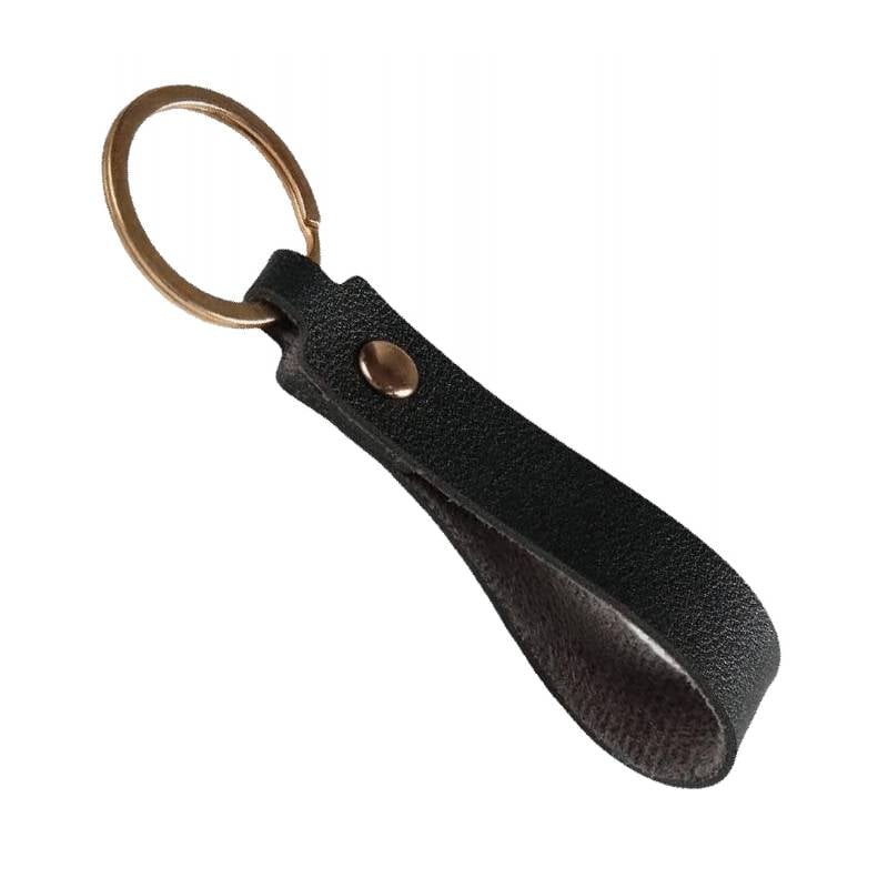 travelXOXO Fashion PU Leather Keychain - Black