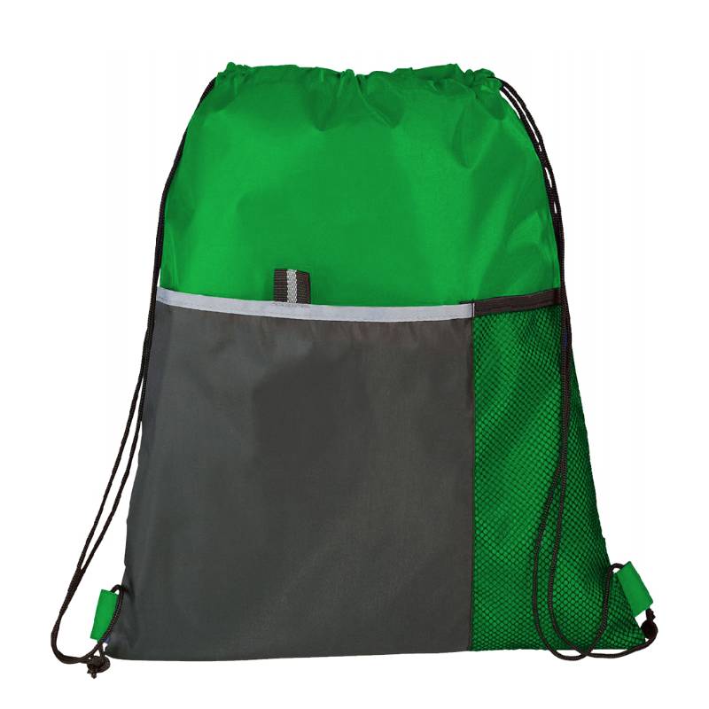 travelXOXO Free Throw Drawstring Bag-Green