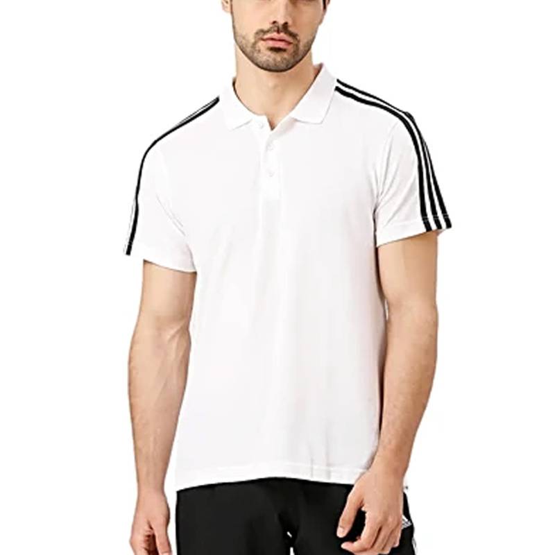 Adidas Poly Cotton Polo T-Shirt - JI5759 - White