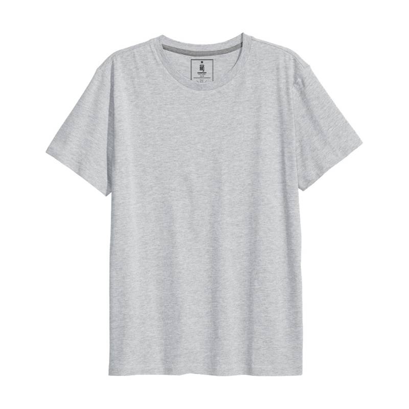 OMG Endurance Unisex Heather Round Neck T-Shirt - White Melange