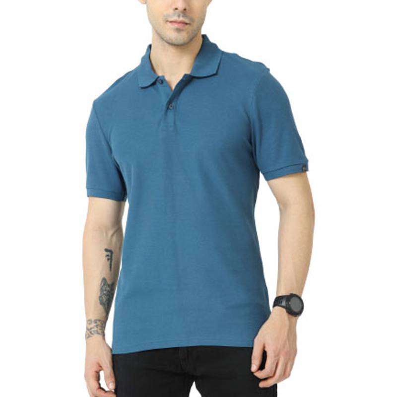 M & S Men's Polo T-Shirt - Petrol