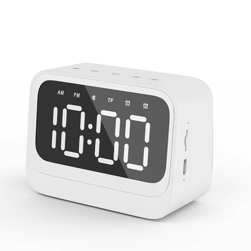 Urban Gear Buzz Bluettoth Speaker Alarm Clock  - White