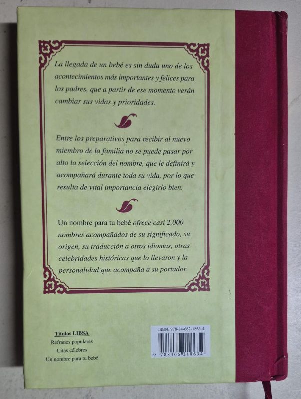 Un nombre para tu bebé