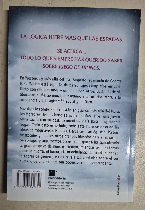 Juego de tronos y la filosofía