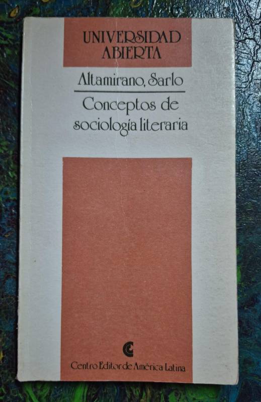 Conceptos de sociología literaria