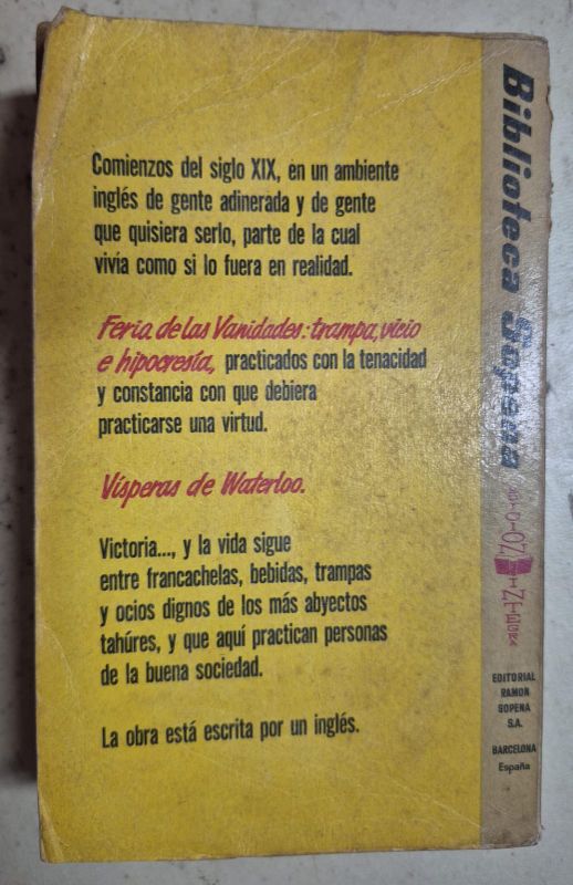 La feria de las vanidades