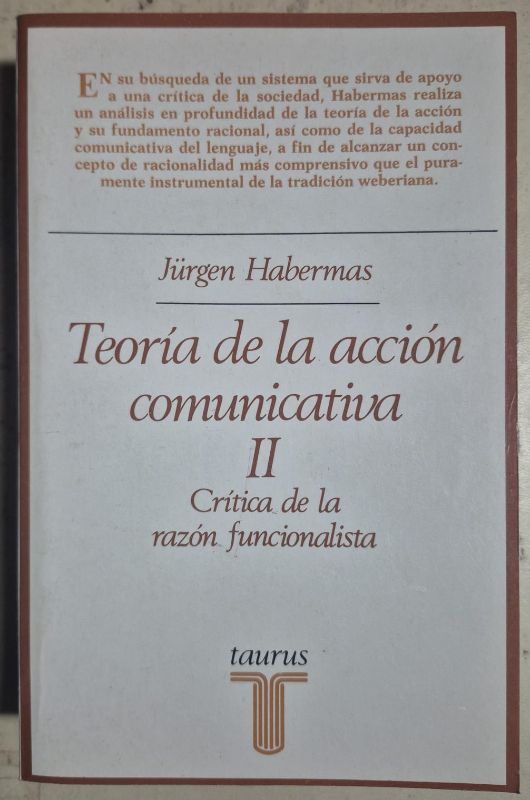 Teoría de la acción comunicativa 2