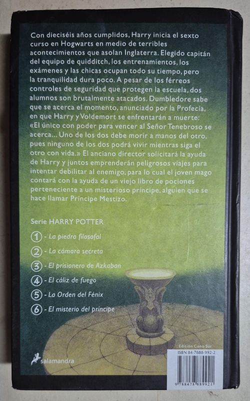 Harry Potter y el misterio del príncipe