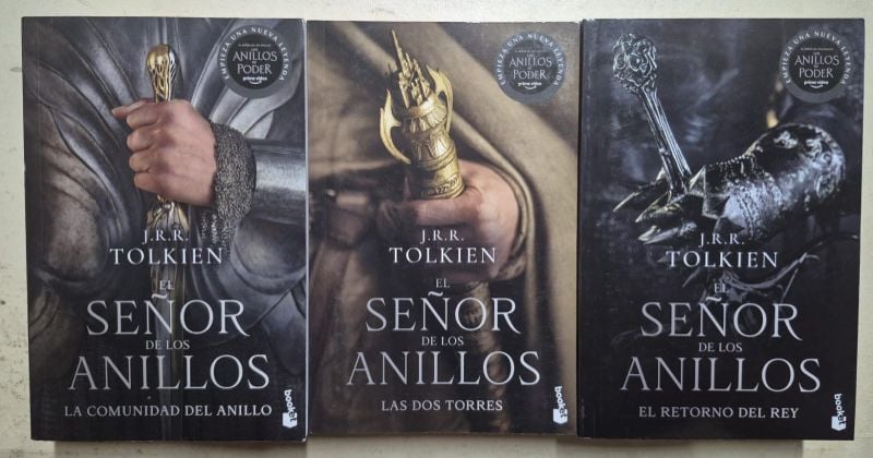 El señor de los anillos 3 tomos