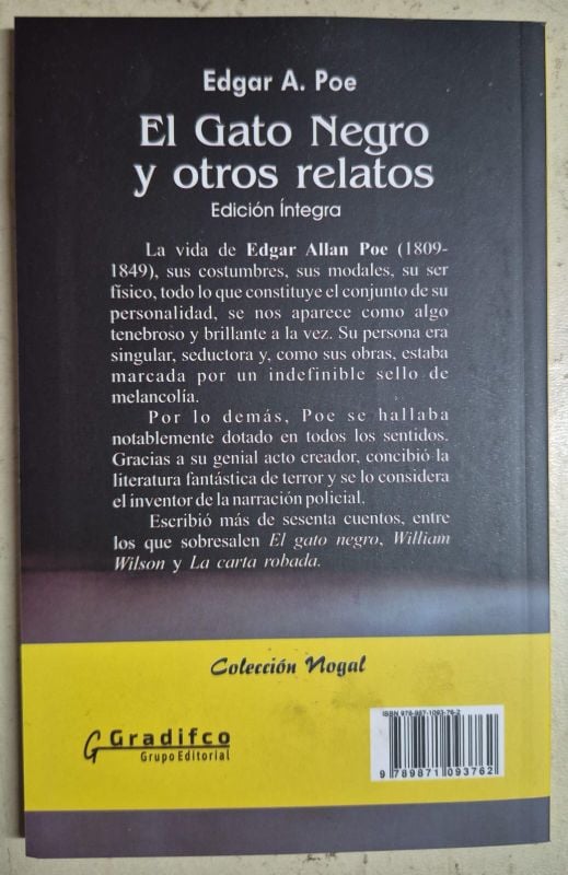 El gato negro y otros relatos / Nogal